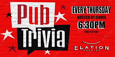 Pub Trivia with Chris at Elation Brewing