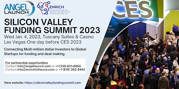 Silicon Valley Funding Summit before CES 2023