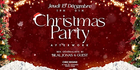 Image principale de CHRISTMAS PARTY X Jeudi 15 DECEMBRE x TSAR SOLUTIONS