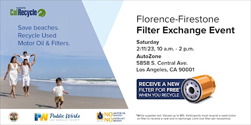 Florence-Firestone FREE Oil Filter Exchange Event