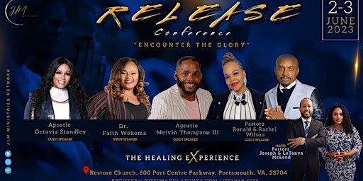 Release Conference 2023 June 2nd  @6 PM @ Faith World Ministries Norfolk Va