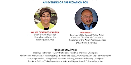 Health and Wellness Champion Recognition at Asian American Chamber primary image