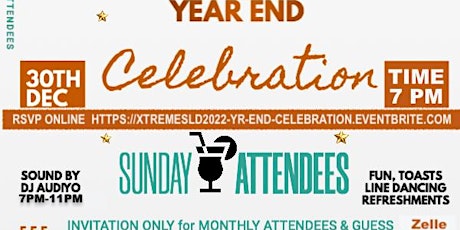 Imagem principal do evento RSVP / Xtreme 2022 Yr End Line Dance Celebration