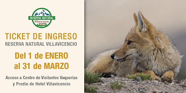 Ticket Ingreso Reserva Natural Villavicencio 2023