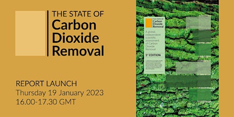 The State of Carbon Dioxide Removal - Report launch primary image
