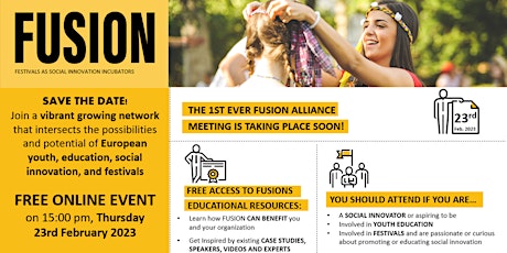 1st FUSION ALLIANCE Meeting (Youth, Festivals & Social Innovation)