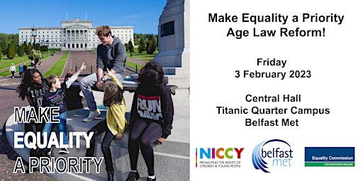 Make Equality a Priority – Age Law Reform!