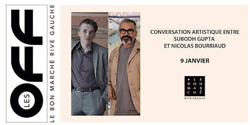 Imagem principal de Les OFF: Sangam, conversation entre Subodh Gupta et Nicolas Bourriaud
