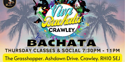 Primaire afbeelding van ViVa Bachata Crawley - Thursday 7:30pm ( 