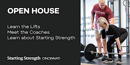 Primaire afbeelding van Open House & Coaching Demonstration at Starting Strength Cincinnati