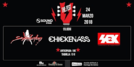 Imagen principal de THE.FEST: Sexplosion + ChickenAss + SEX en Sound Stage, Madrid