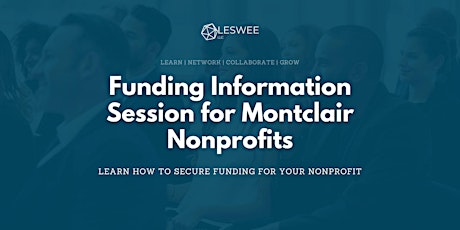 Funding Information Session for Montclair Nonprofits