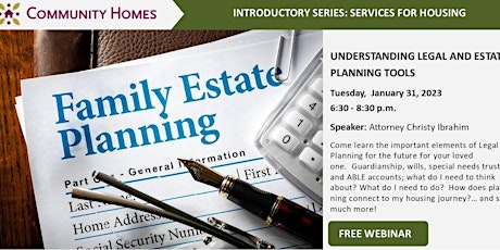 Understanding Legal, Financial and Estate Planning Tools 1/31/23