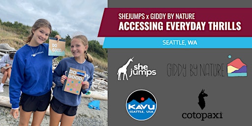 SheJumps x Giddy by Nature | WA | Wild Skills | Accessing Everyday Thrills