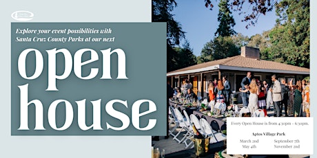 Open House Event at Aptos Village Park Clubhouse