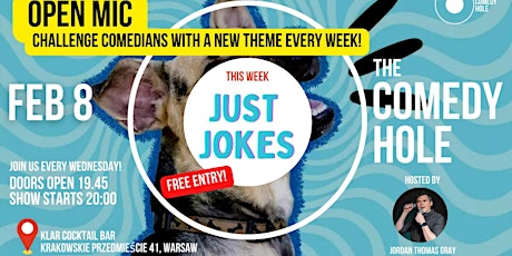 FREE ENTRY: Standup Comedy Open Mic in English / Just Jokes