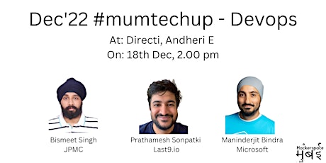 December'22 #mumtechup - DevOps