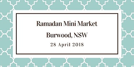 Pre-Ramadan Mini Market (register for free tickets) primary image