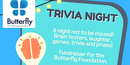 Trivia Night Fundraiser- Butterfly Foundation