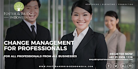 Change Management for Professionals Training, Jakarta, Indonesia primary image
