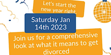 Second Saturday Free, Virtual, Divorce Workshop For  January primary image