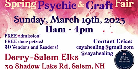 Spring Psychic & Craft Fair