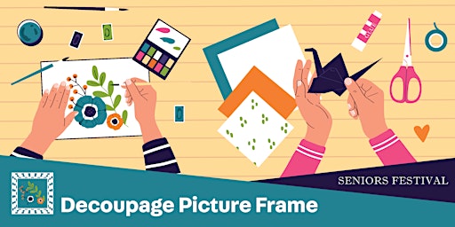 Decoupage Picture Frame - Fairfield Library