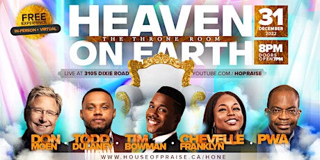 Primaire afbeelding van Heaven On Earth: THE 2023 Crossover Gospel Event