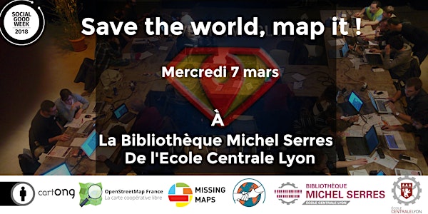 Mapathon Social Good Week Lyon @ La Bibliothèque de Centrale Lyon 