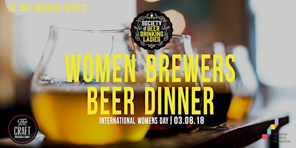 Women Brewers Beer Dinner: Celebrating International Women's Day 2018!