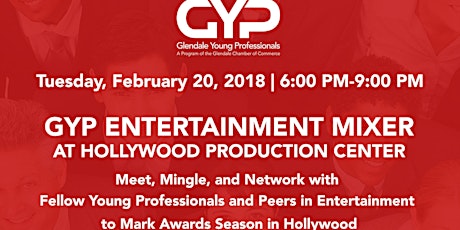 GYP Entertainment Mixer at Hollywood Production Center primary image