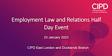 Hauptbild für Employment Law and Relations Half Day Event