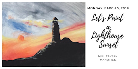 Let's Paint a Lighthouse Sunset primary image