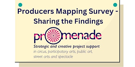 Producers Mapping  Survey - Sharing the Findings primary image