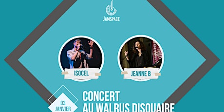 Concert Jeanne B et Isocel au Walrus Disquaire