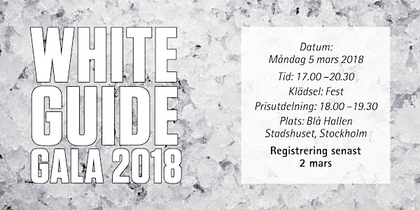 White Guide Gala 2018