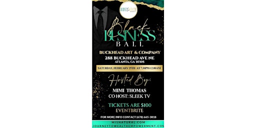 Journey To Wealth 1st Annual Black Business Ball