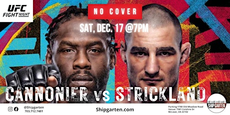 UFC Fight Pass- CANNONIER vs STRICKLAND | NO COVER