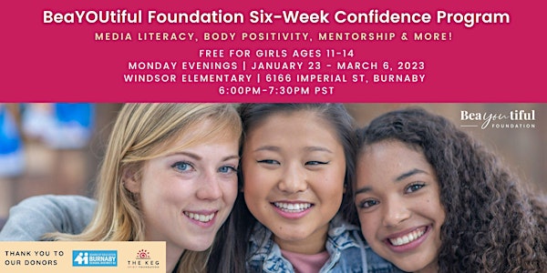 Windsor Elementary Burnaby Monday Confidence Program - Ages 11-14