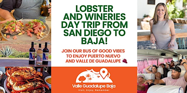 Lobster and Two Winery Day-Trip from San Diego to Baja!  All Inclusive!