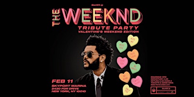 The WEEKND Tribute Party - Valentine's Day Yacht Cruise NYC