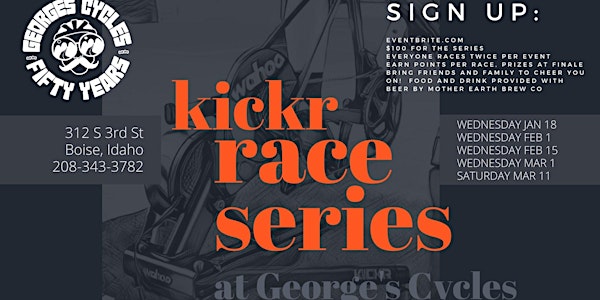 George's Cycles presents Wahoo Kickr IRL Winter Race Series