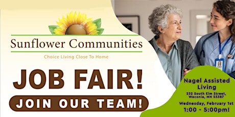 ON-SITE HIRING EVENT - Nagel Assisted Living & Memory Care!