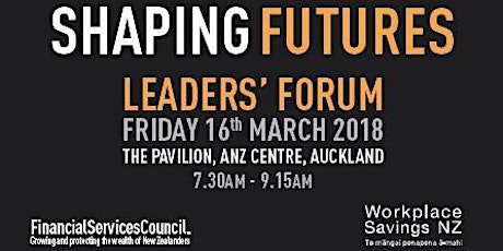 Shaping Futures: FSC/WSNZ Leaders' Forum with Minister Faafoi