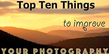 Mark Allen - Ten Top Things To Improve Your Photography