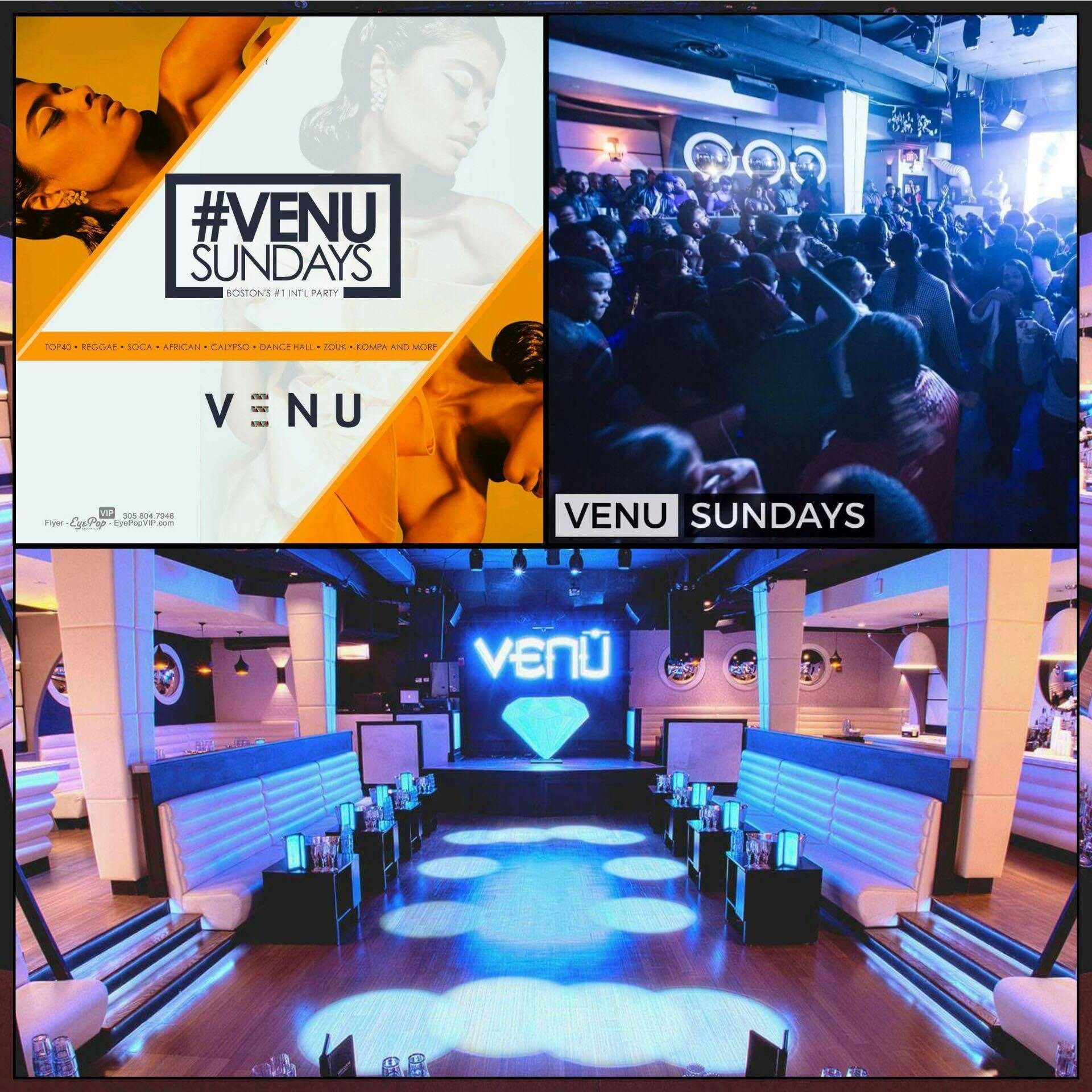 ☆░VENU SUNDAYS ☆ #VenuNightClub 100 Warrenton st. Boston ░☆ 10pm - 2a
