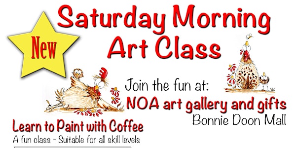 Linda Finstad's Learn To Paint With Coffee- All Materials Supplied