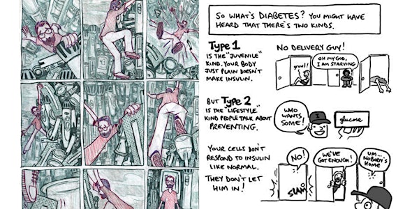 A conversation about comics and health with Cathy Leamy and Tony Pickering