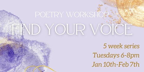 Find Your Voice: A Poetry Workshop