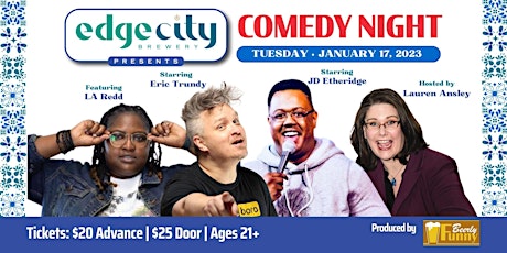 Edge City Brewery Comedy Night - A Beerly Funny Production
